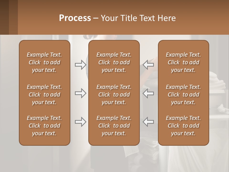 Bed Black Horizontal PowerPoint Template