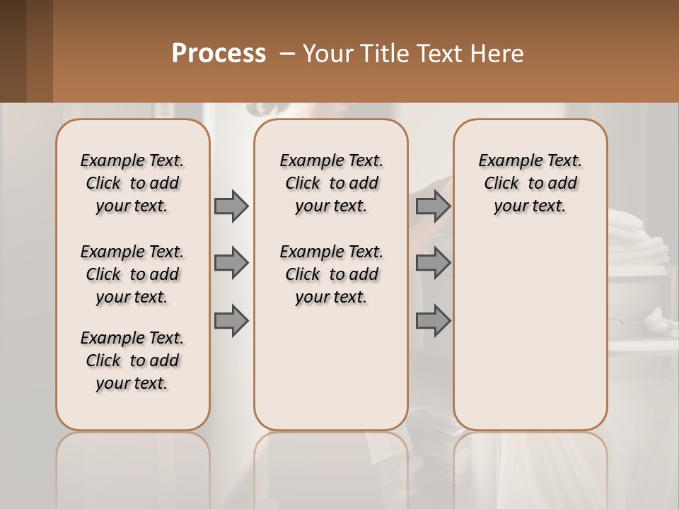 Bed Black Horizontal PowerPoint Template