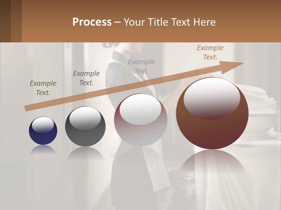 Bed Black Horizontal PowerPoint Template