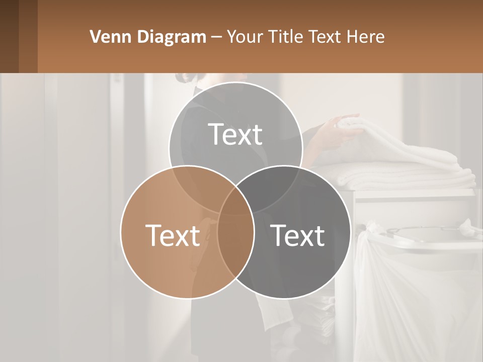 Bed Black Horizontal PowerPoint Template