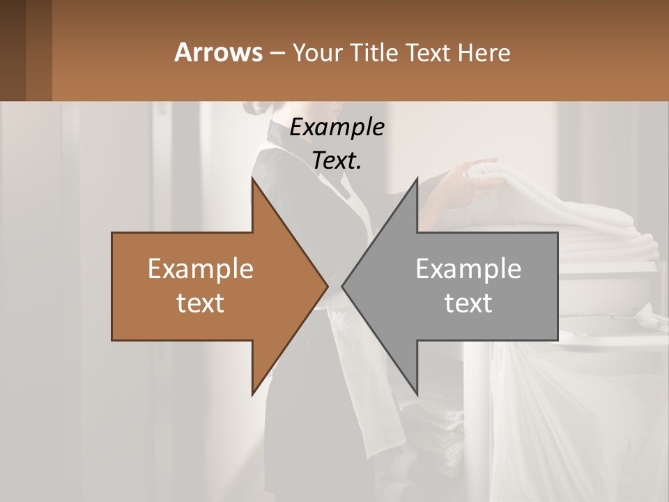 Bed Black Horizontal PowerPoint Template