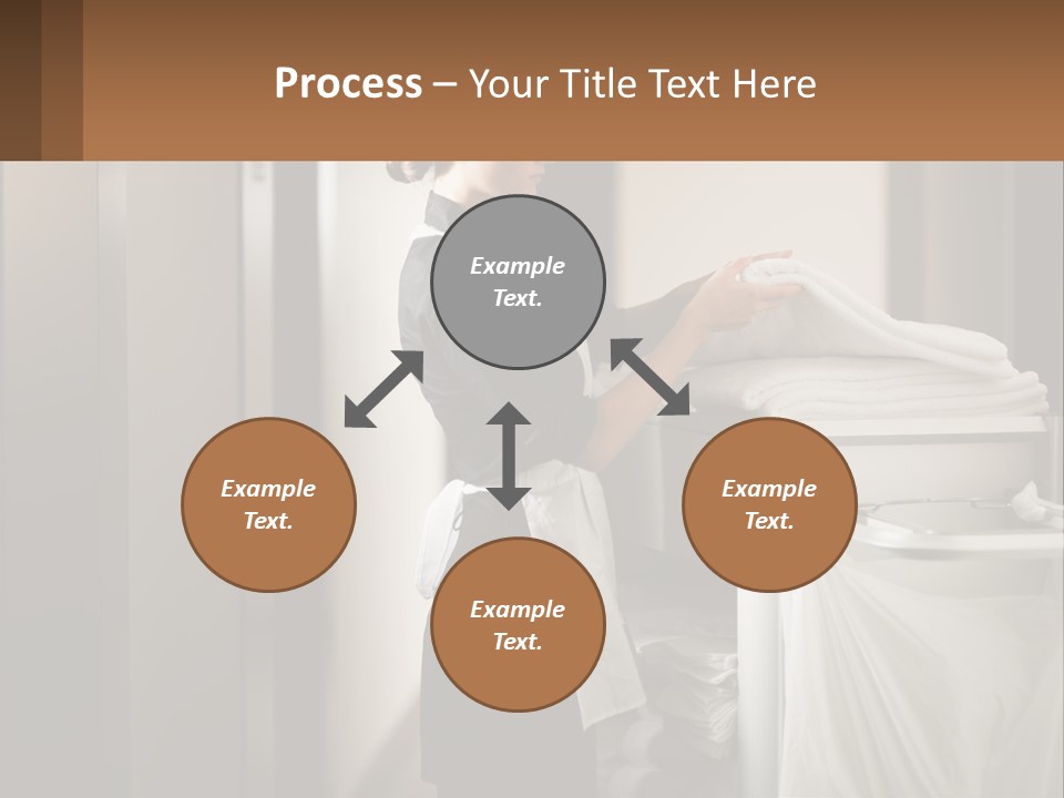 Bed Black Horizontal PowerPoint Template