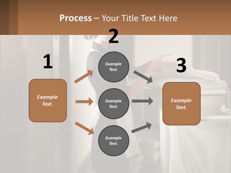 Bed Black Horizontal PowerPoint Template