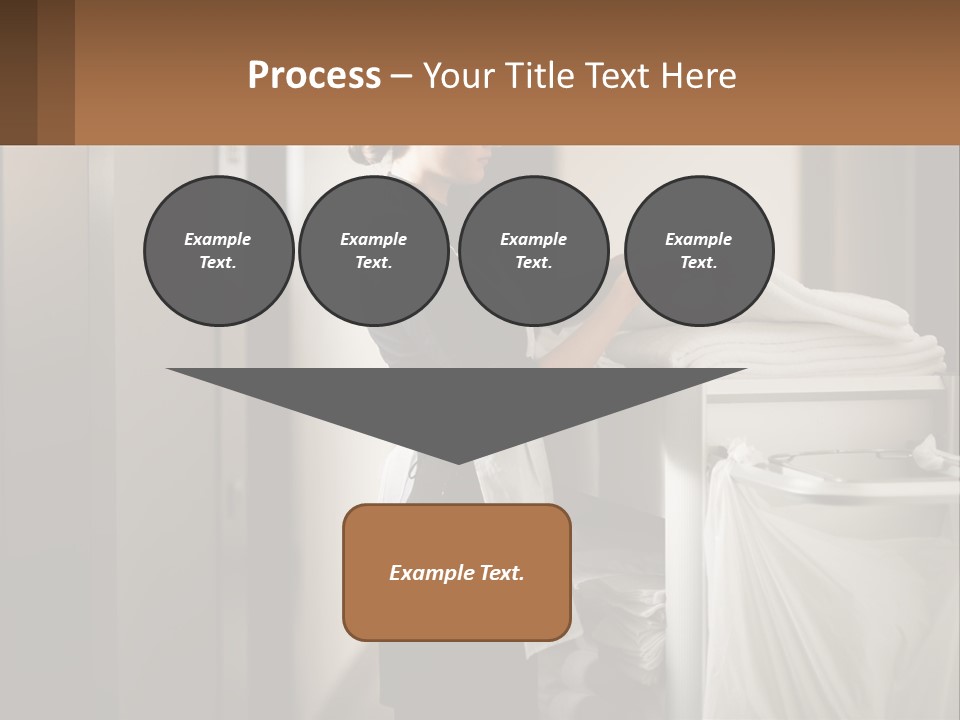 Bed Black Horizontal PowerPoint Template