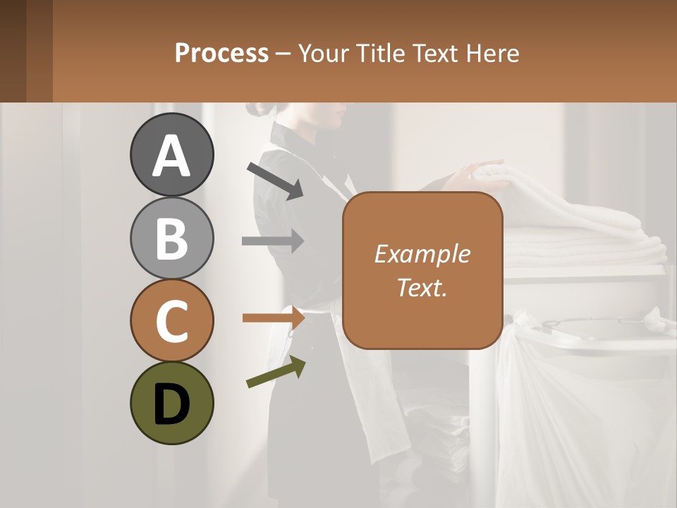 Bed Black Horizontal PowerPoint Template