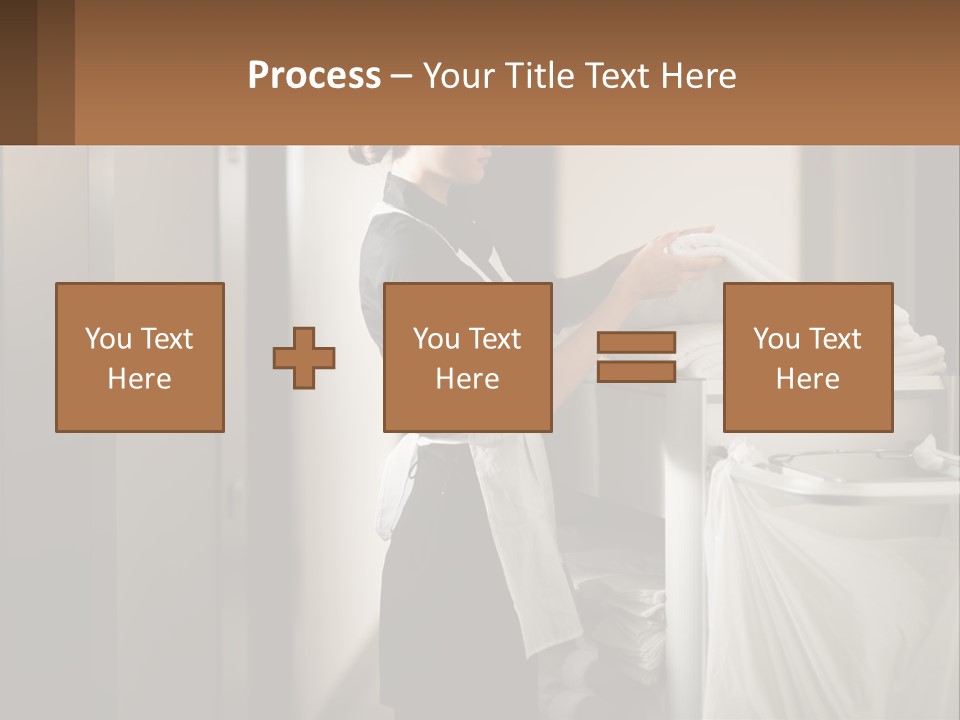 Bed Black Horizontal PowerPoint Template