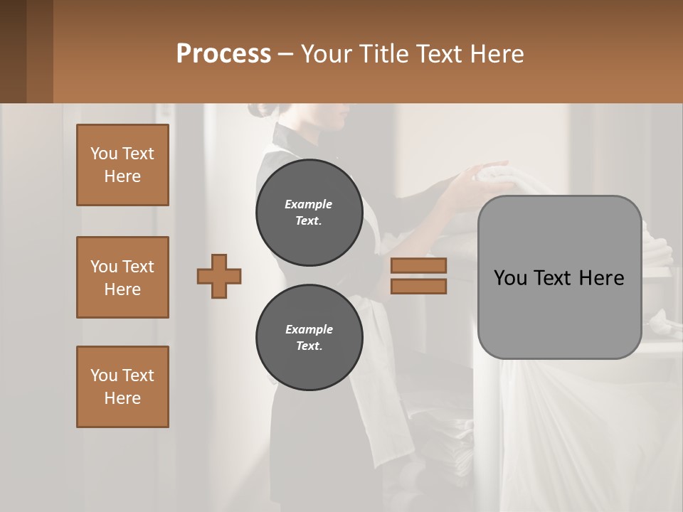 Bed Black Horizontal PowerPoint Template