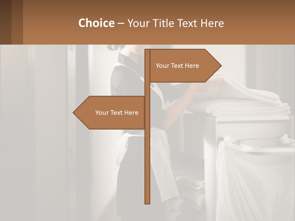 Bed Black Horizontal PowerPoint Template