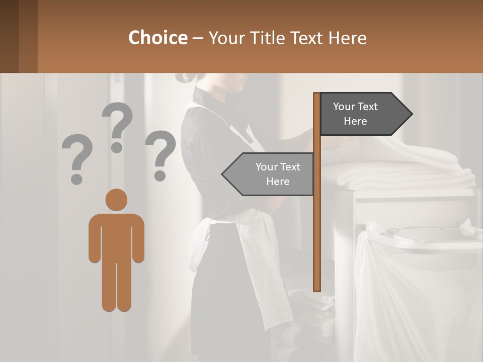 Bed Black Horizontal PowerPoint Template