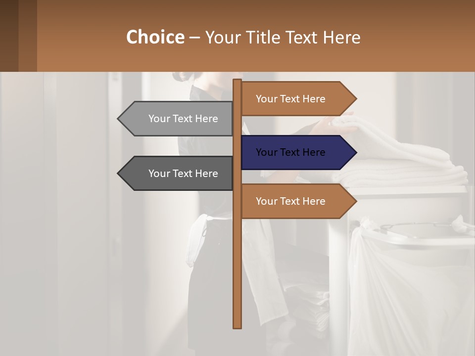 Bed Black Horizontal PowerPoint Template