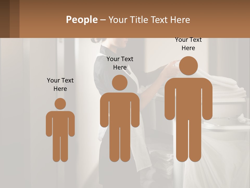 Bed Black Horizontal PowerPoint Template