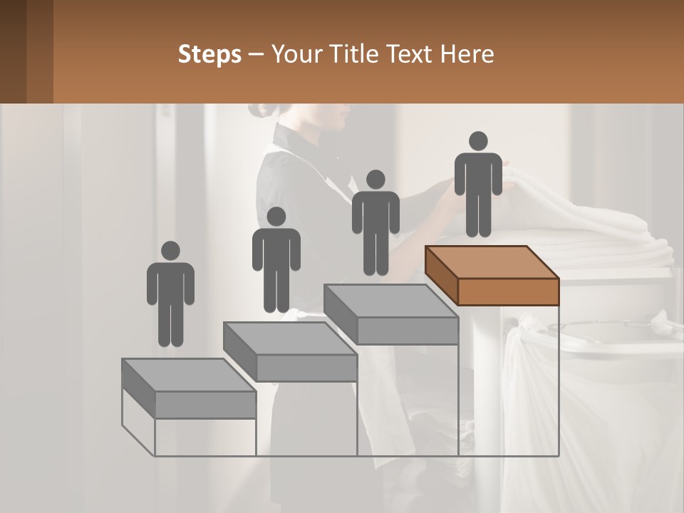 Bed Black Horizontal PowerPoint Template