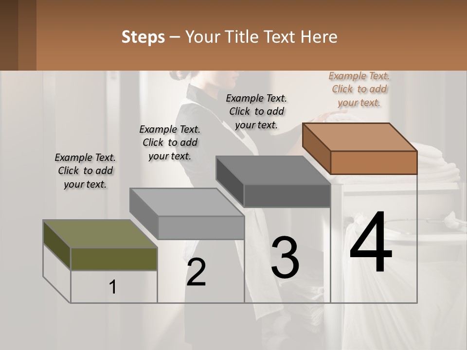 Bed Black Horizontal PowerPoint Template