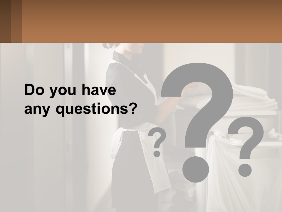 Bed Black Horizontal PowerPoint Template