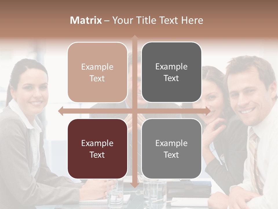 Men Four Personnel PowerPoint Template