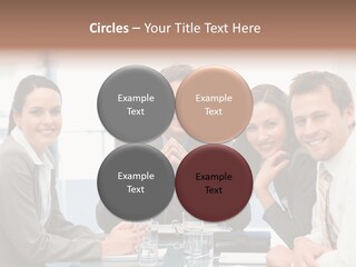 Men Four Personnel PowerPoint Template