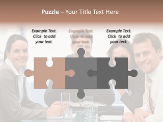 Men Four Personnel PowerPoint Template