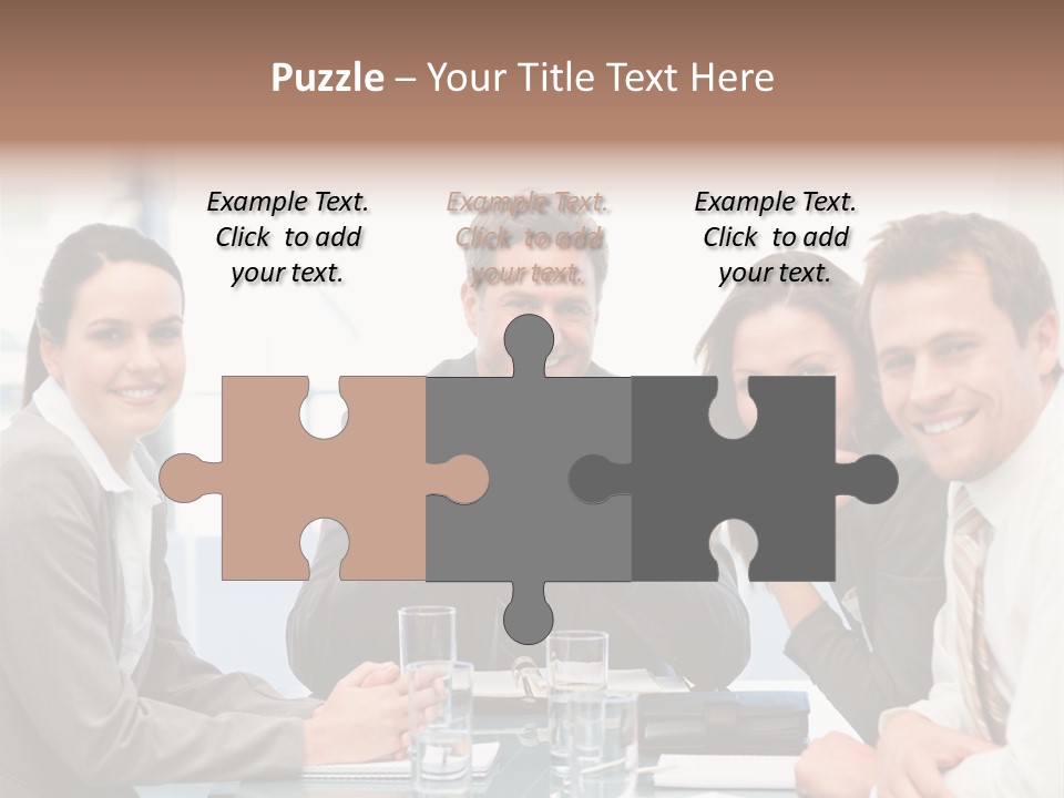 Men Four Personnel PowerPoint Template