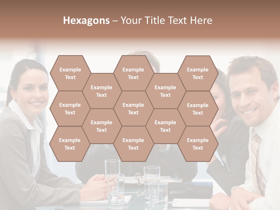 Men Four Personnel PowerPoint Template