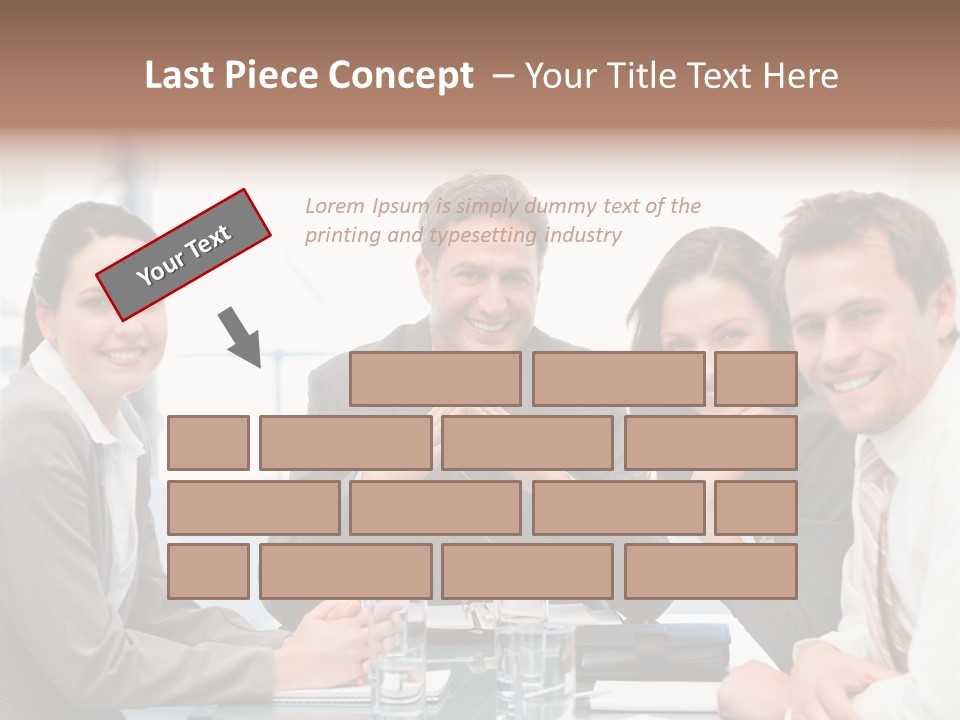 Men Four Personnel PowerPoint Template