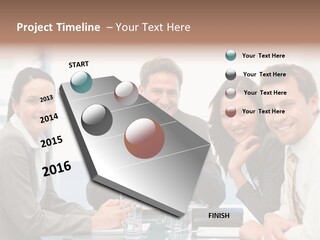 Men Four Personnel PowerPoint Template