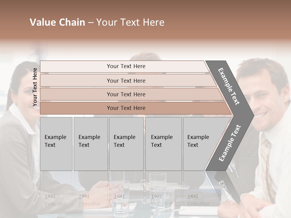 Men Four Personnel PowerPoint Template