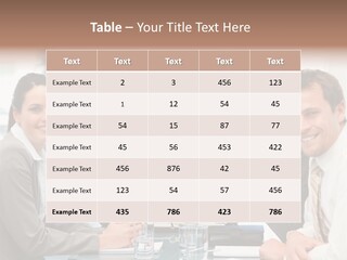 Men Four Personnel PowerPoint Template
