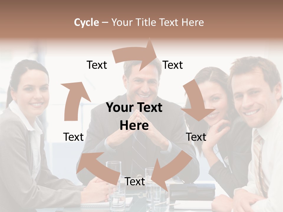 Men Four Personnel PowerPoint Template