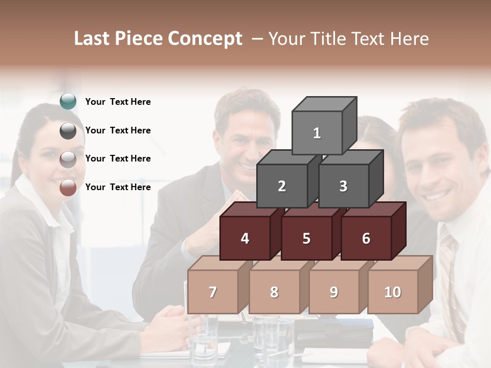 Men Four Personnel PowerPoint Template