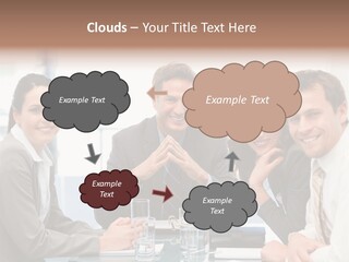 Men Four Personnel PowerPoint Template