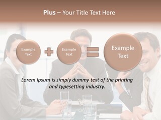 Men Four Personnel PowerPoint Template