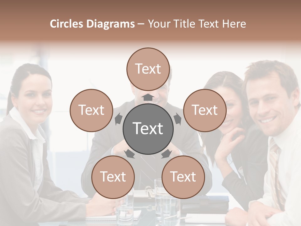 Men Four Personnel PowerPoint Template