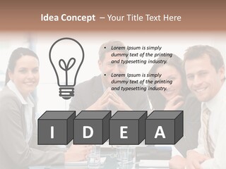 Men Four Personnel PowerPoint Template