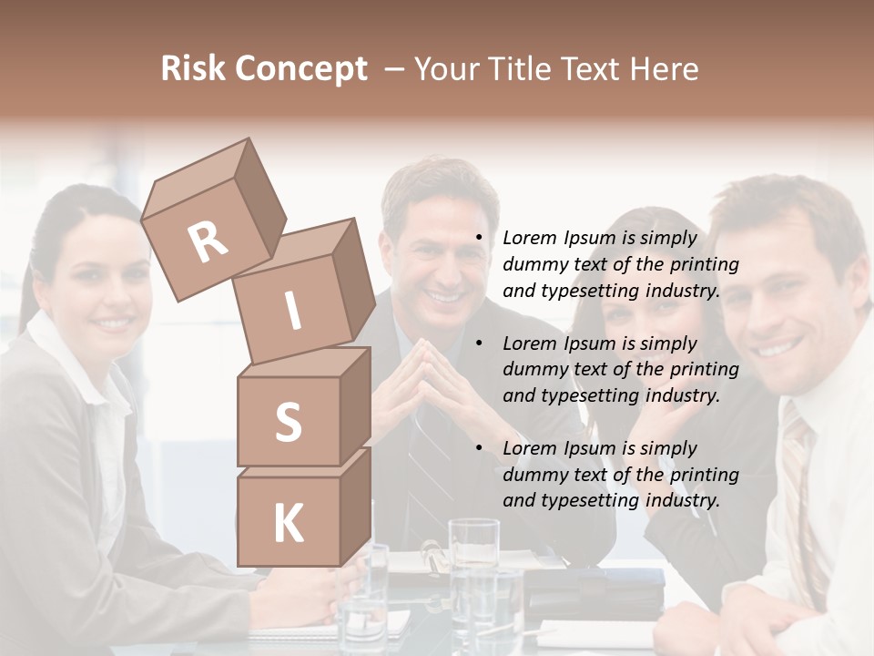 Men Four Personnel PowerPoint Template