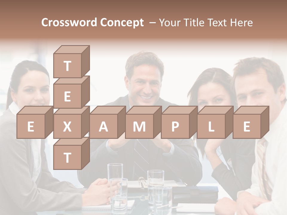 Men Four Personnel PowerPoint Template