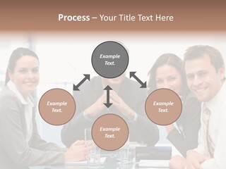 Men Four Personnel PowerPoint Template