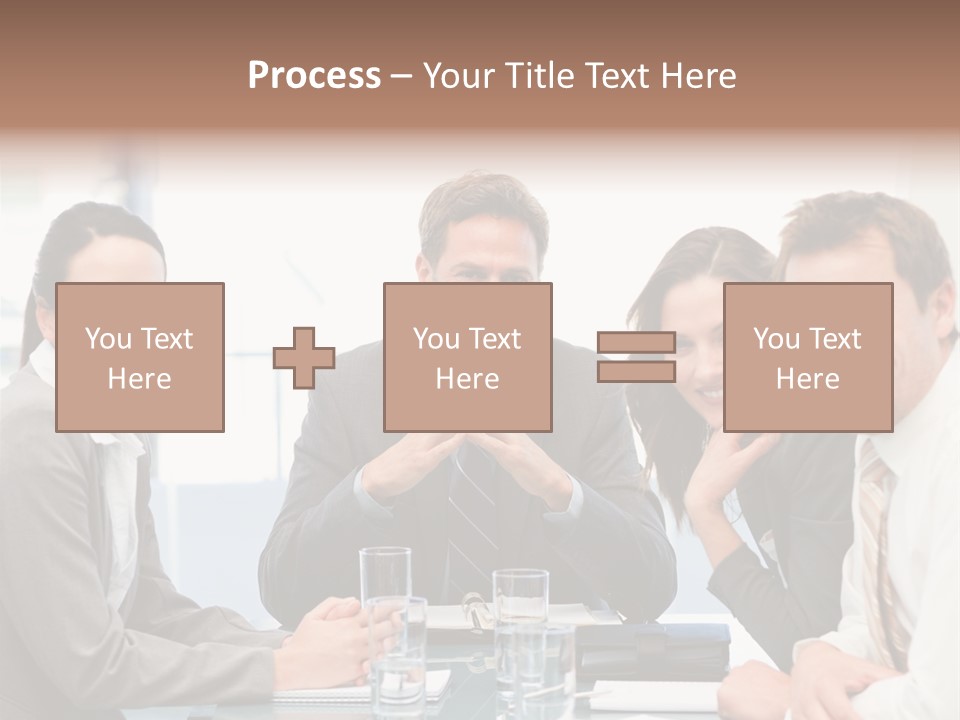 Men Four Personnel PowerPoint Template