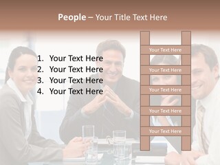 Men Four Personnel PowerPoint Template