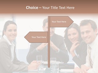 Men Four Personnel PowerPoint Template