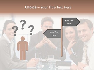 Men Four Personnel PowerPoint Template