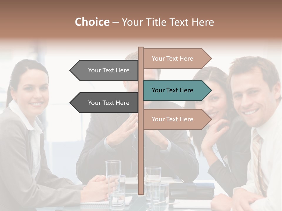 Men Four Personnel PowerPoint Template