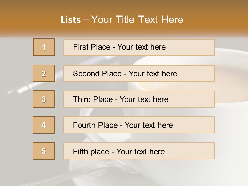 Planning Table Mobliephone PowerPoint Template