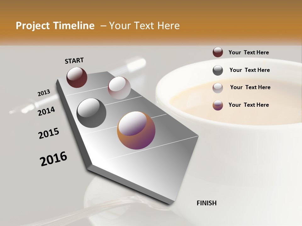 Planning Table Mobliephone PowerPoint Template