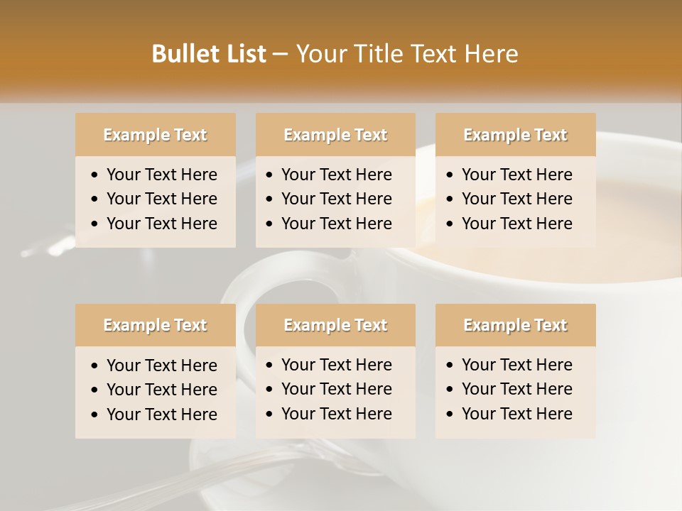 Planning Table Mobliephone PowerPoint Template