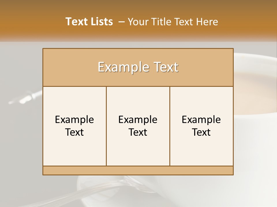 Planning Table Mobliephone PowerPoint Template
