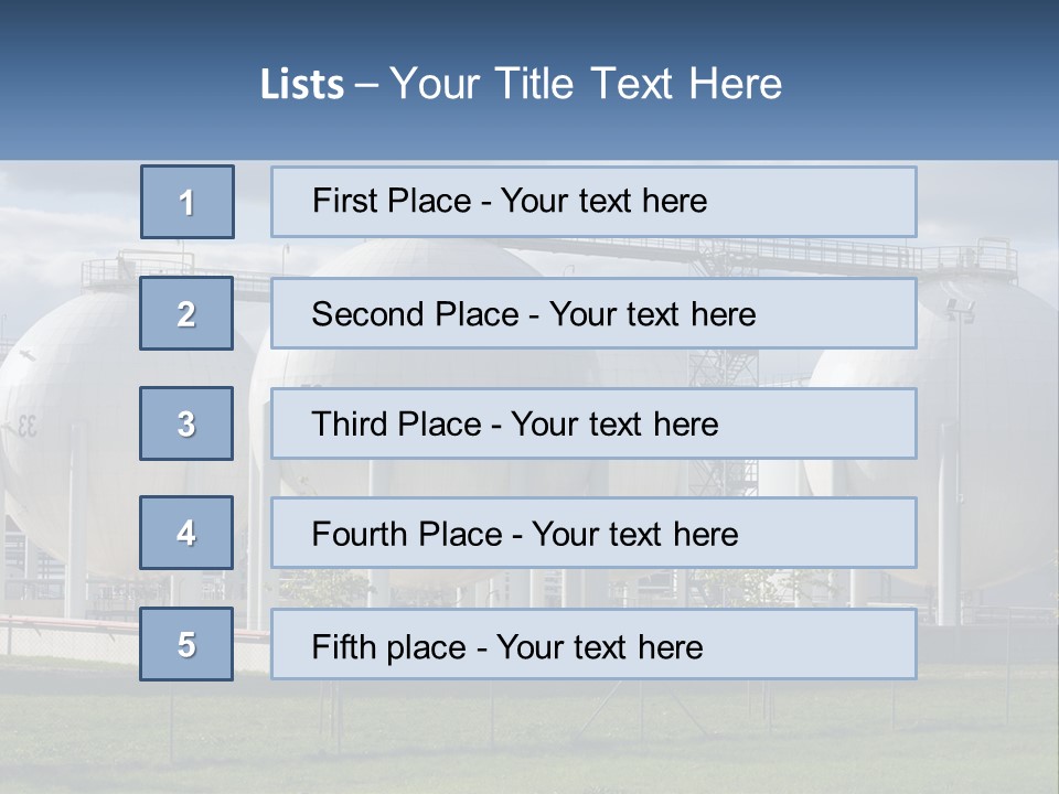 Zone Industrial Store PowerPoint Template