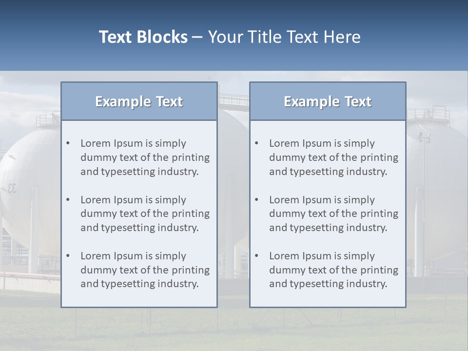 Zone Industrial Store PowerPoint Template