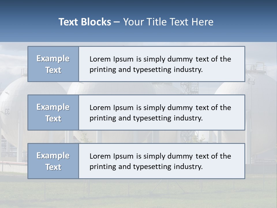 Zone Industrial Store PowerPoint Template