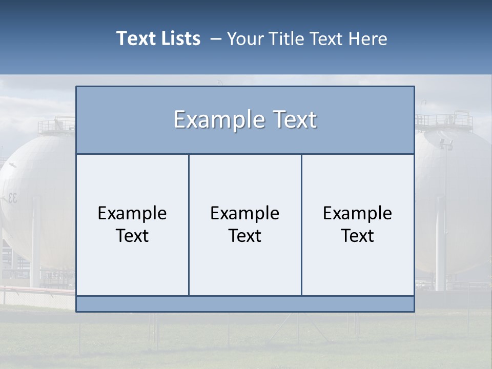 Zone Industrial Store PowerPoint Template