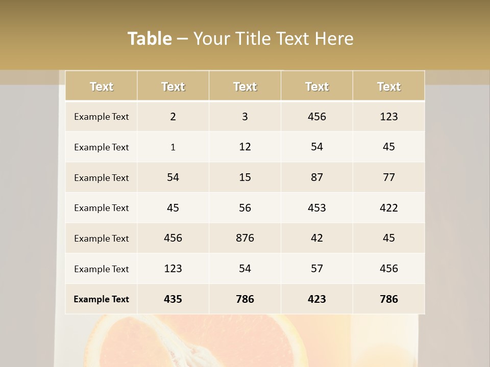 Whole Sweet Nobody PowerPoint Template
